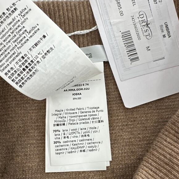 Max Mara Hazel Wool-Cashmere Midi Skirt Size M - Picture 6 of 11